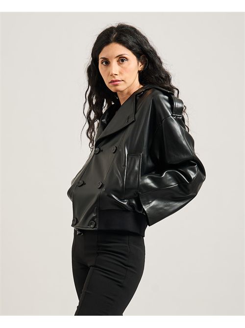 Giacca donna Silvian Heach dalla finitura lucida SILVIAN HEACH | GPA25172GBBLACK